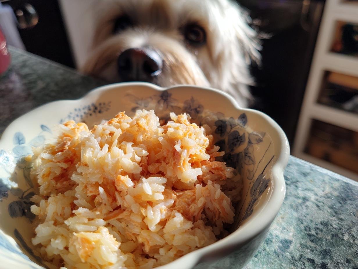 Salmon and Brown Rice Gentle Meal for Soft Digestion - Featured